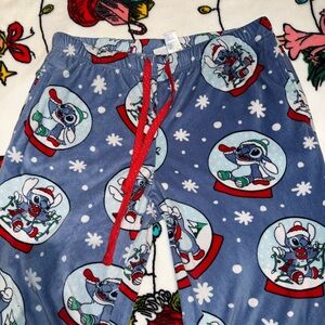 Disney Blue and Red Character Pajama Bottoms
